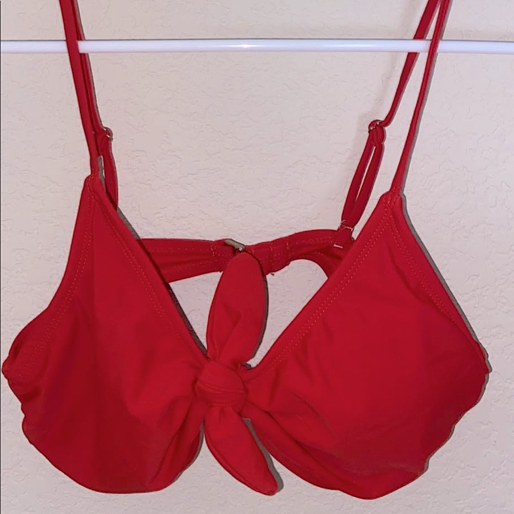 fire red bikini!